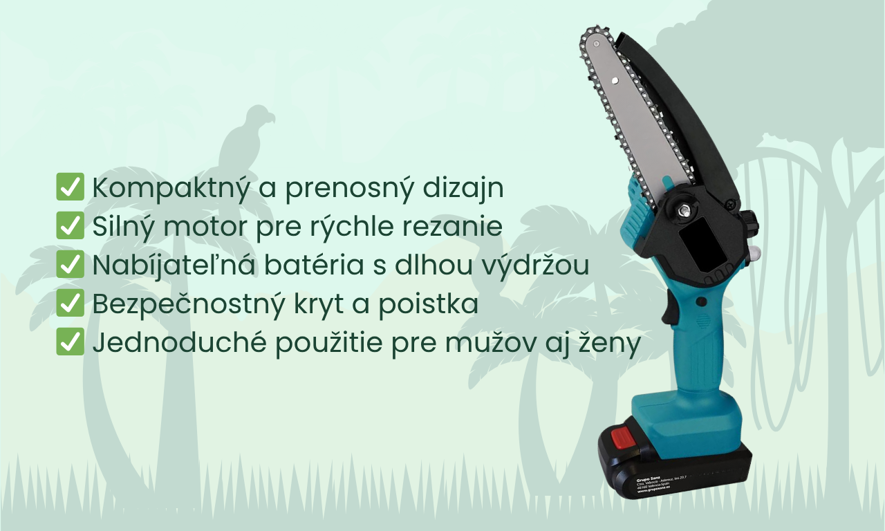 Poudarek na lahki zasnovi žage
